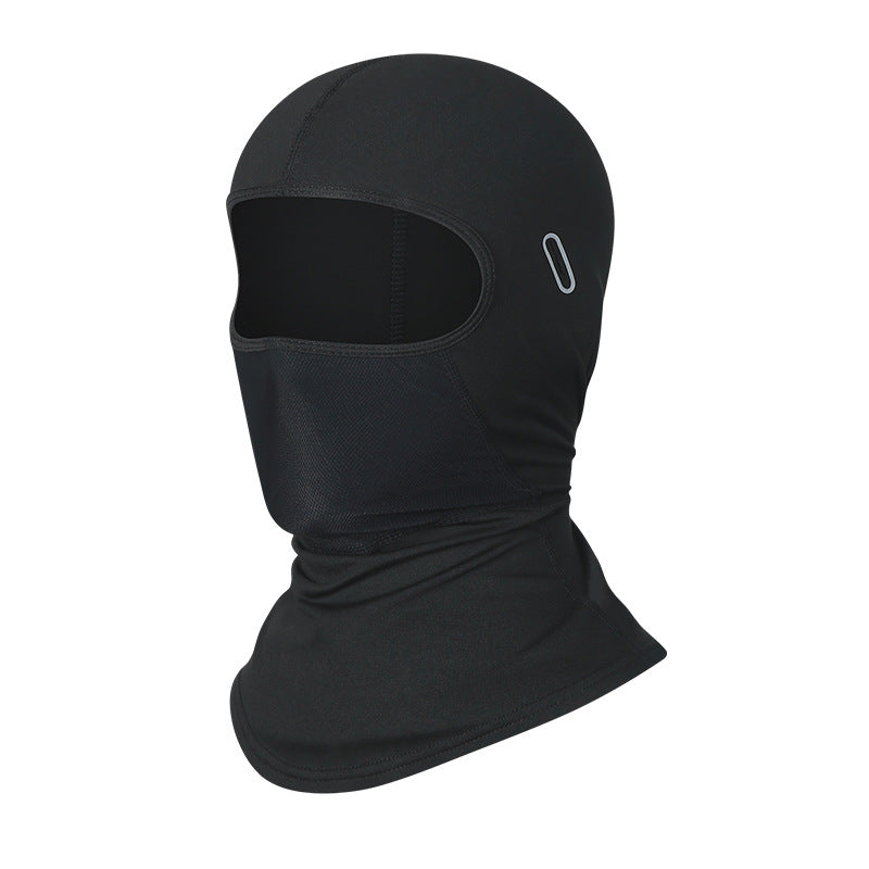 Cycling Windproof Hood Sunscreen UV Protection Full Face Ice Silk Fabric Men's and Women's Spring and Summer
