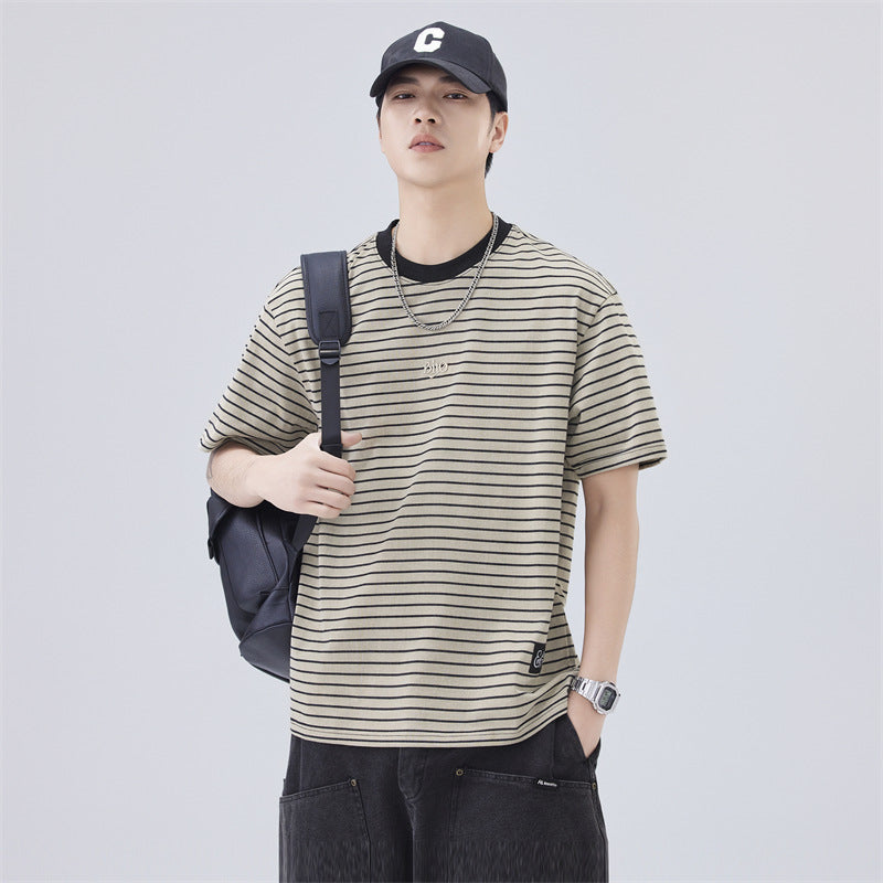 Mens T-shirts Short Sleeves Summer Loose