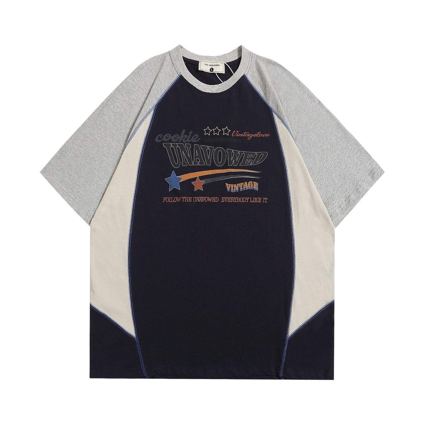 Hip Hop Clothing Summer Vintage Short Sleeve T-Shirt
