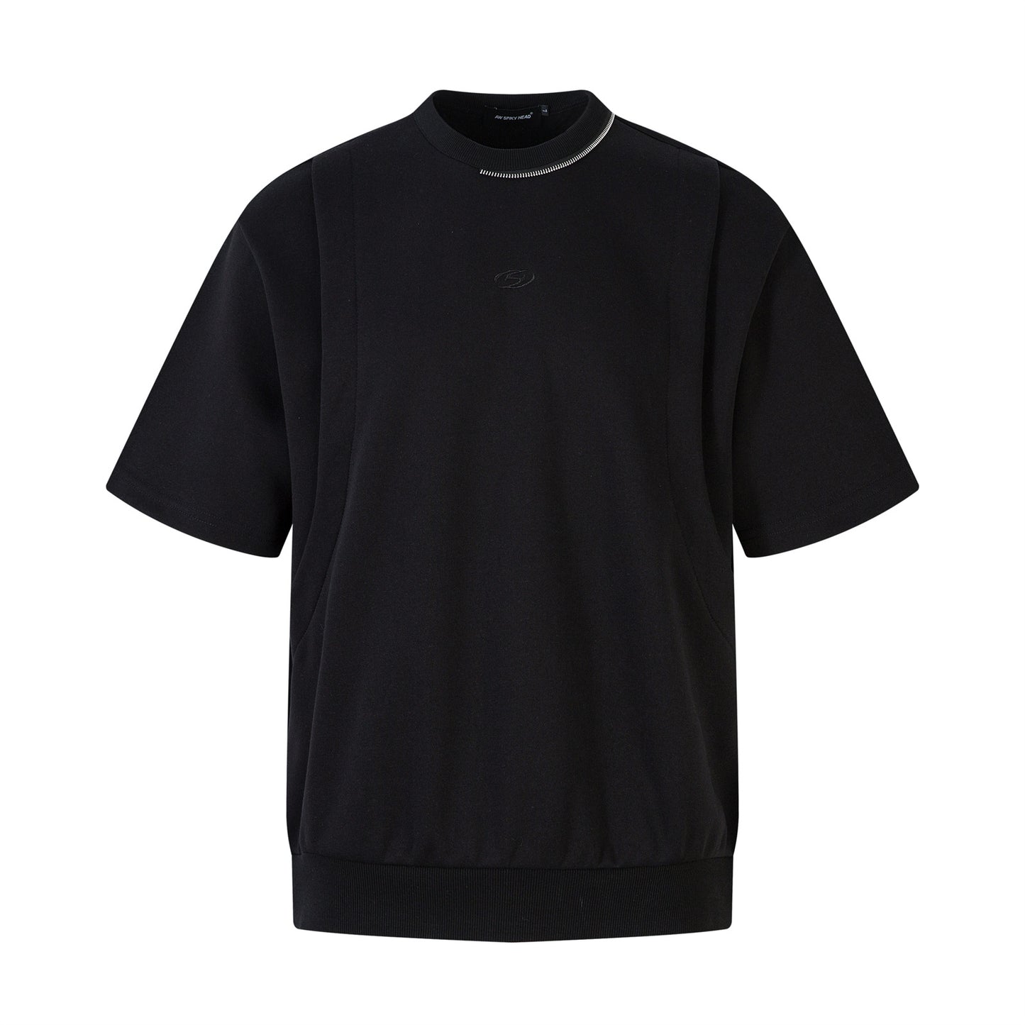 Vintage tarz t shirt vintage Cleanfit zip short sleeve t-shirt top