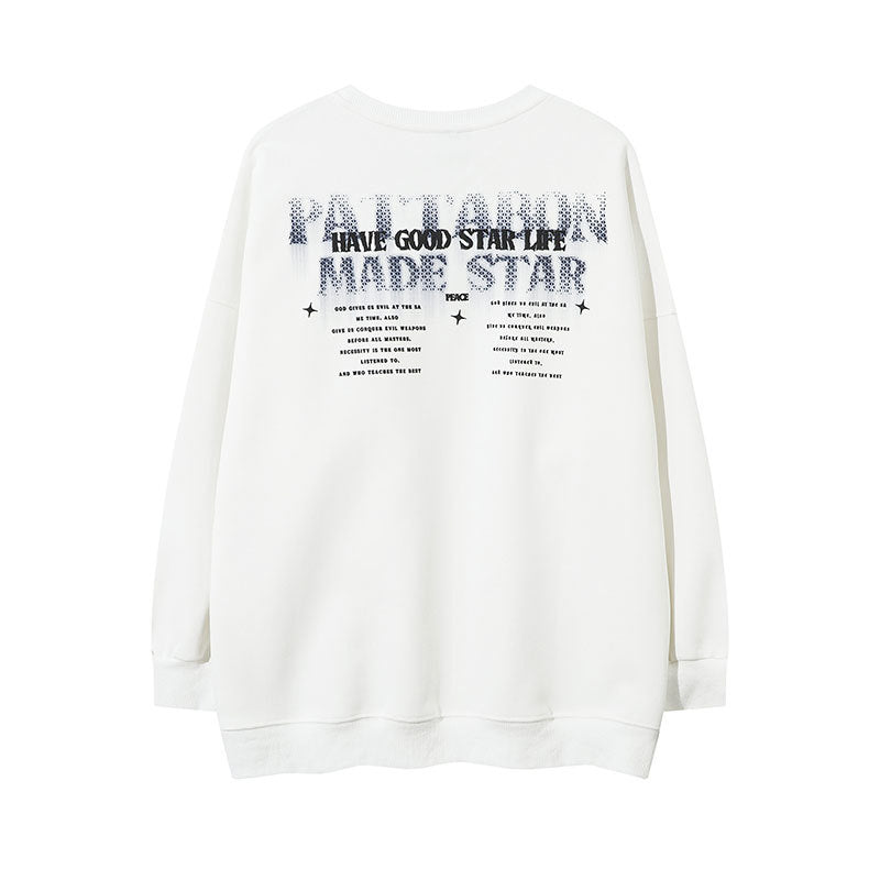 Marcas De Streetwear Autumn Long Sleeve T-Shirt Loose Crew Neck Vintage Top