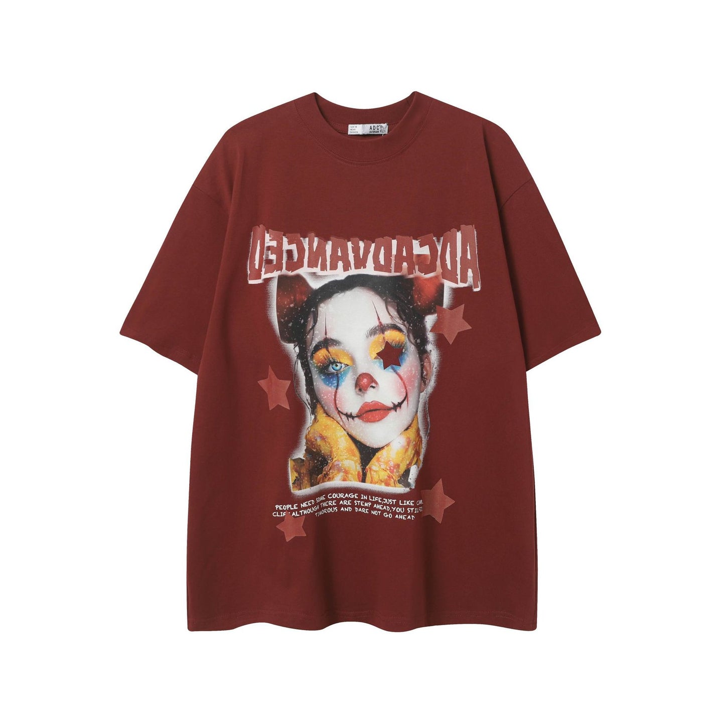 Remeras rock nacional summer short sleeve vintage graffiti clown t-shirt