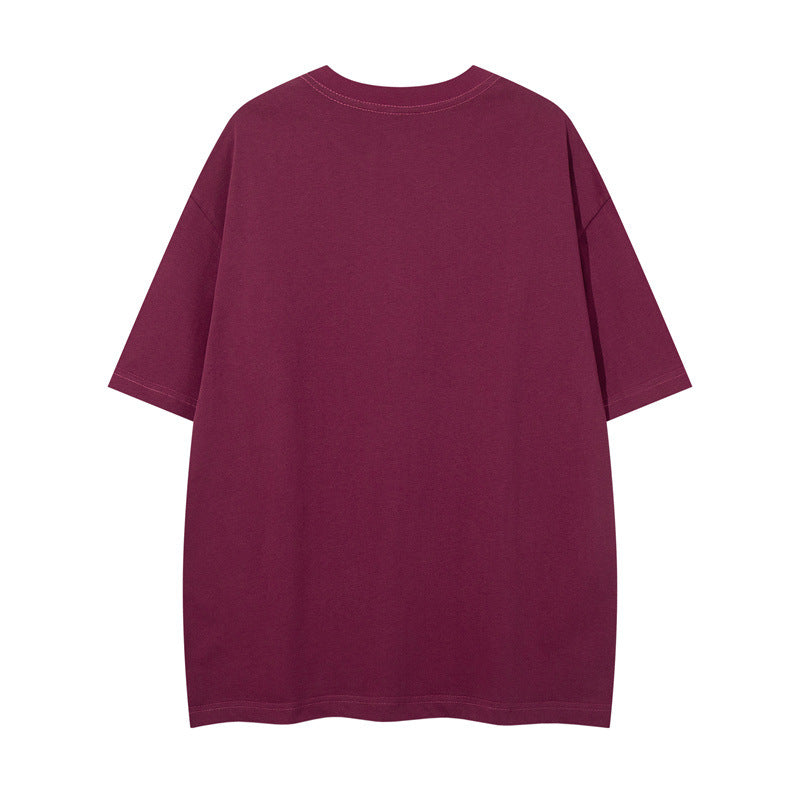 US drip outfits Summer Vintage Casual Loose Short Sleeve T-Shirts