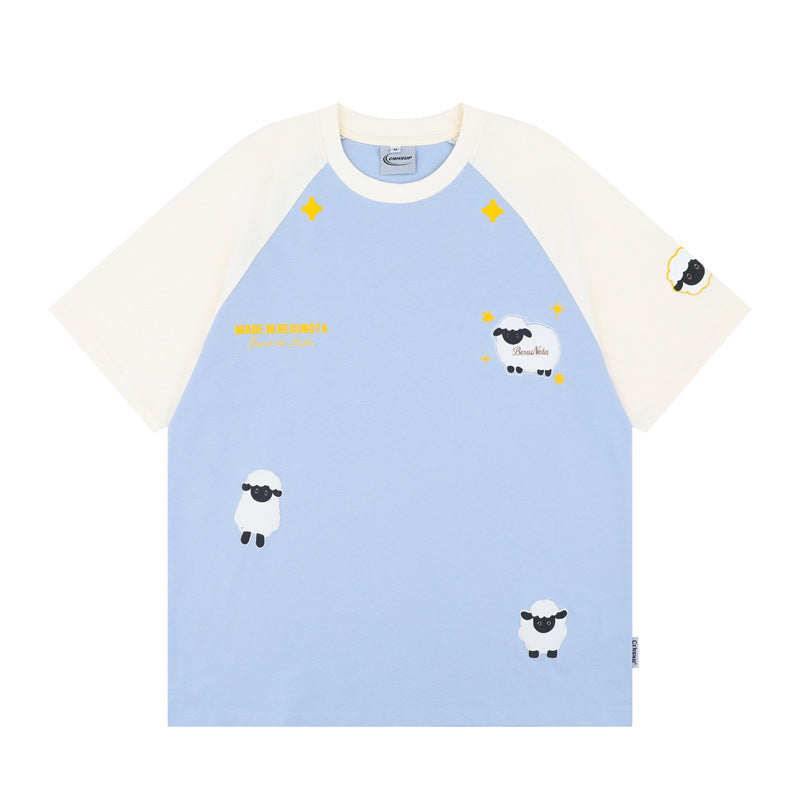 Camisetas streetwear Summer Vintage Casual Loose Short Sleeve T-Shirt