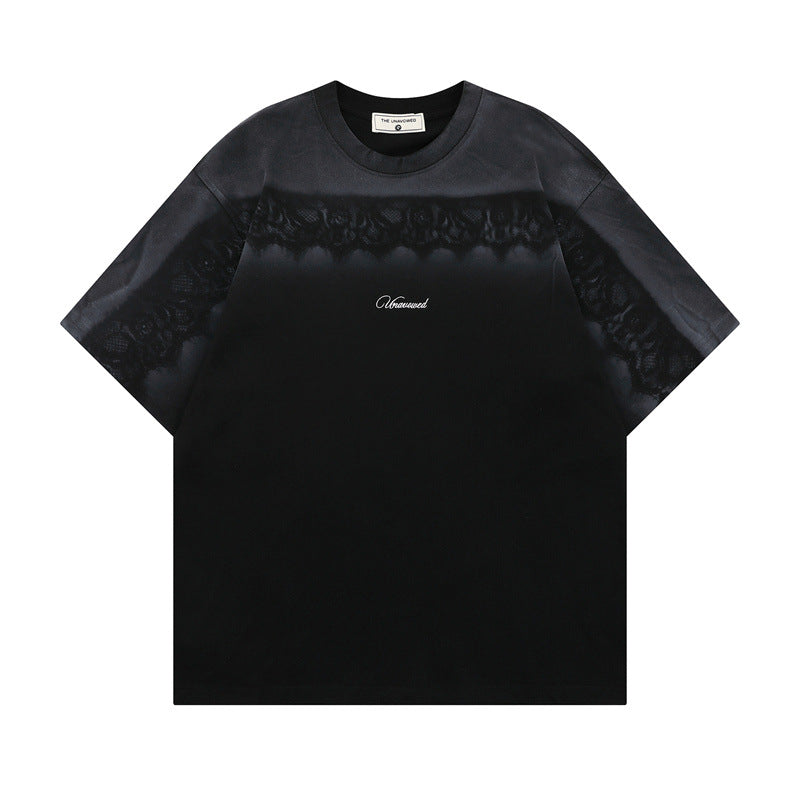 US drip outfits Summer Vintage Casual Loose Short Sleeve T-Shirts