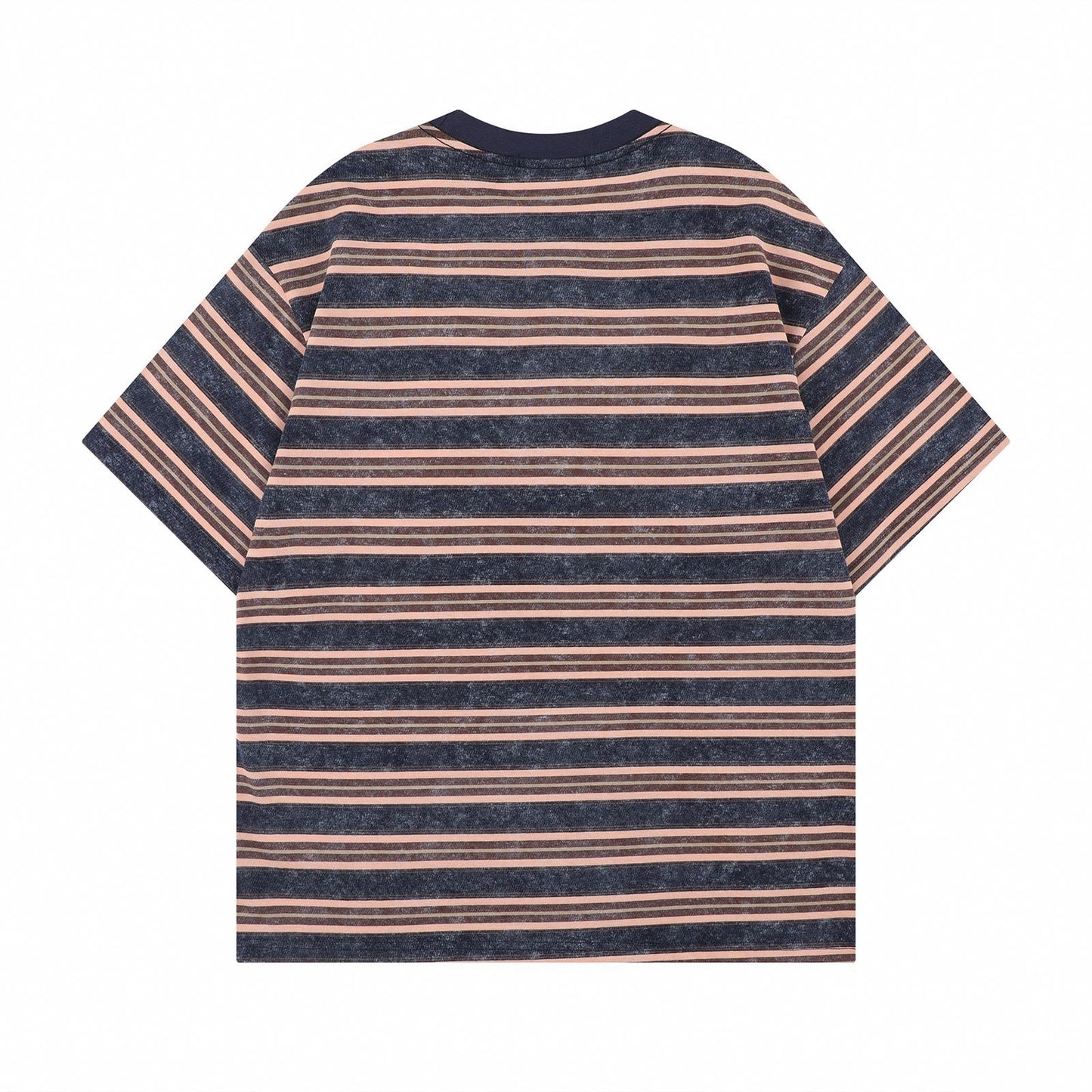Vintage tarz t shirt vintage vintage striped short sleeve summer loose casual t-shirt
