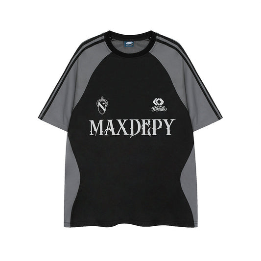 US drip outfits Summer Vintage Casual Loose Short Sleeve T-Shirts