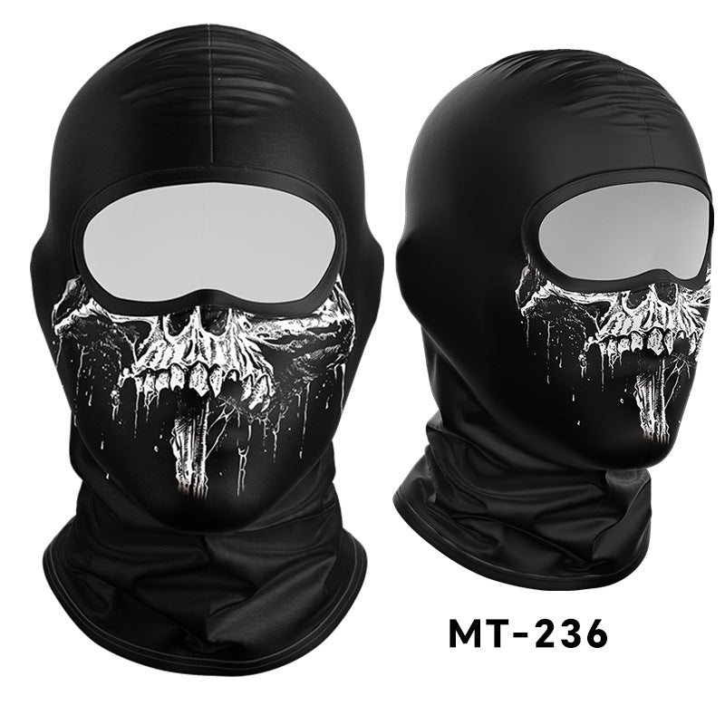 Cycling Windproof Hood Breathable Sunscreen Windproof Men's and Women's Ice Silk Fabric Lining Cap