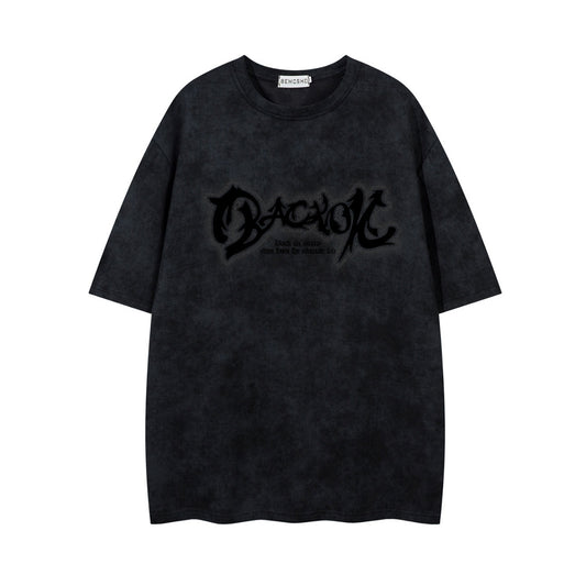 Ye T Shirt Summer Old Printed Short Sleeve T-Shirt