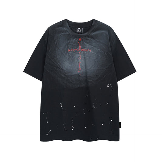 Hip hop shirt summer embroidery t-shirt short sleeve