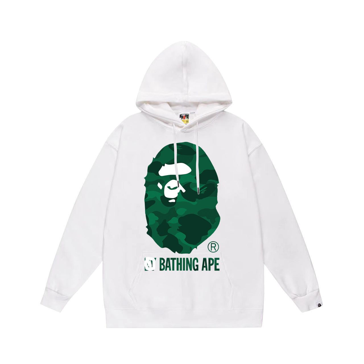 Ape Hoodie Autumn/Winter Letter Print Loose Hoodie Pullover Ape Sweater