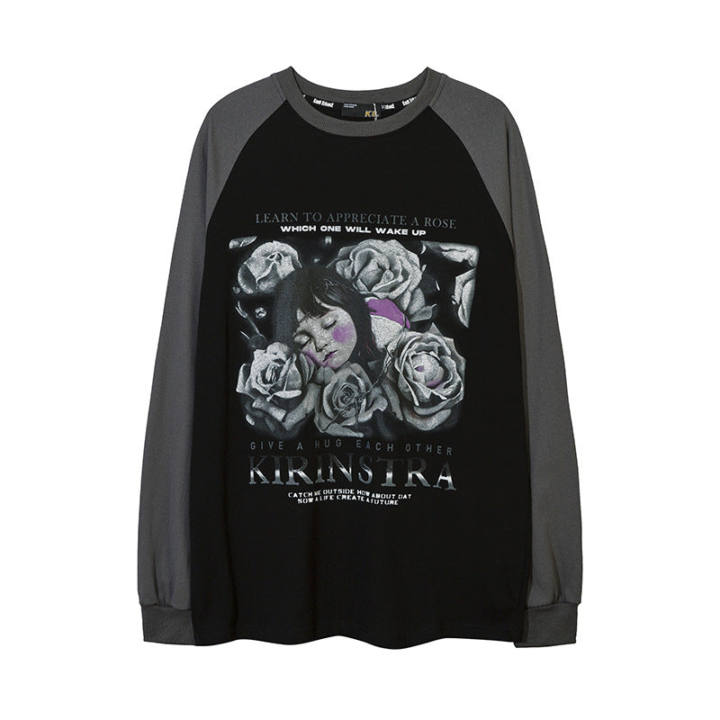 Vintage T Shirts Hip Hop Long Sleeve T-Shirts