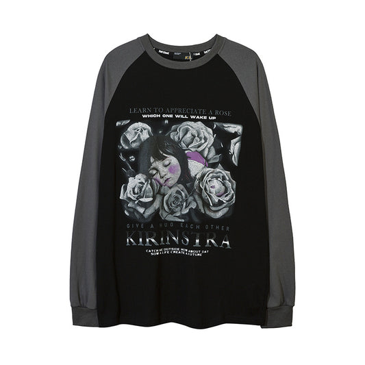 Vintage T Shirts Hip Hop Long Sleeve T-Shirts
