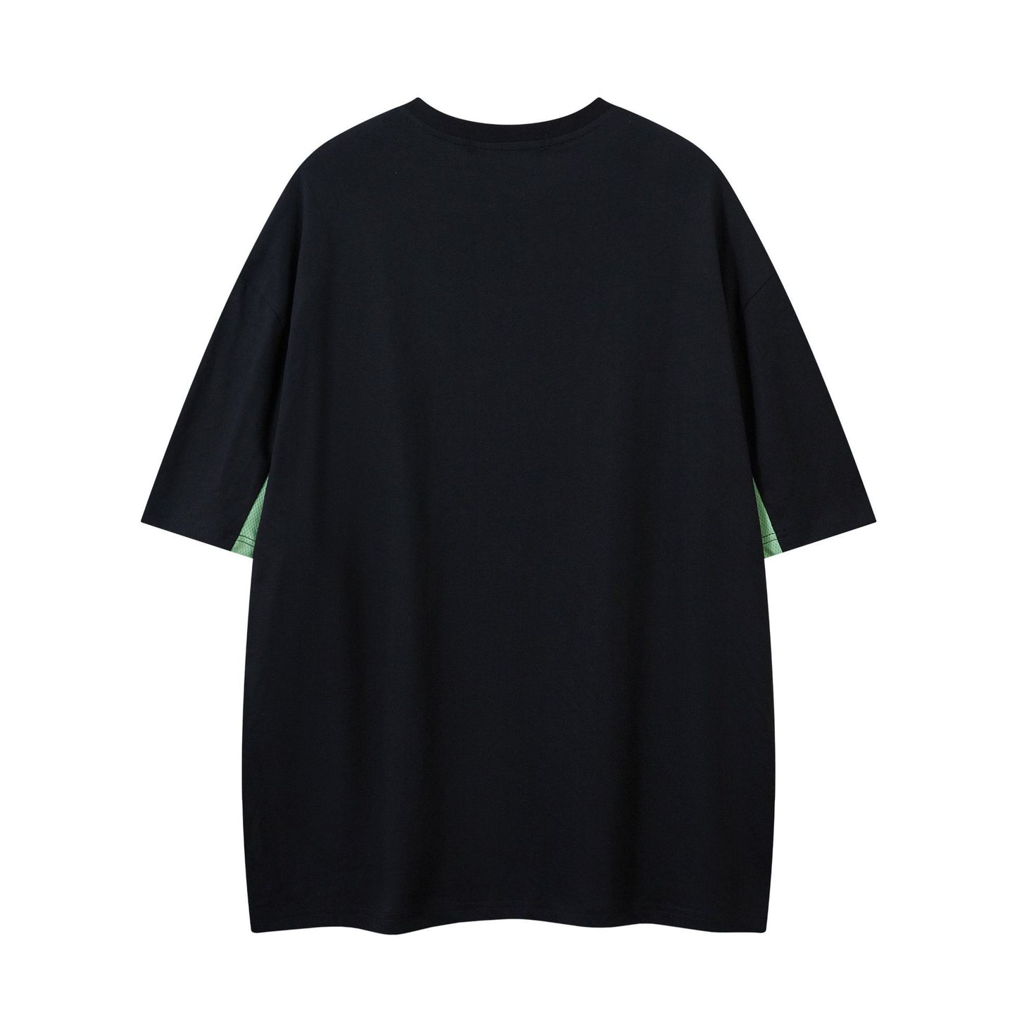 Hip hop shirt summer short sleeve zipper t-shirt
