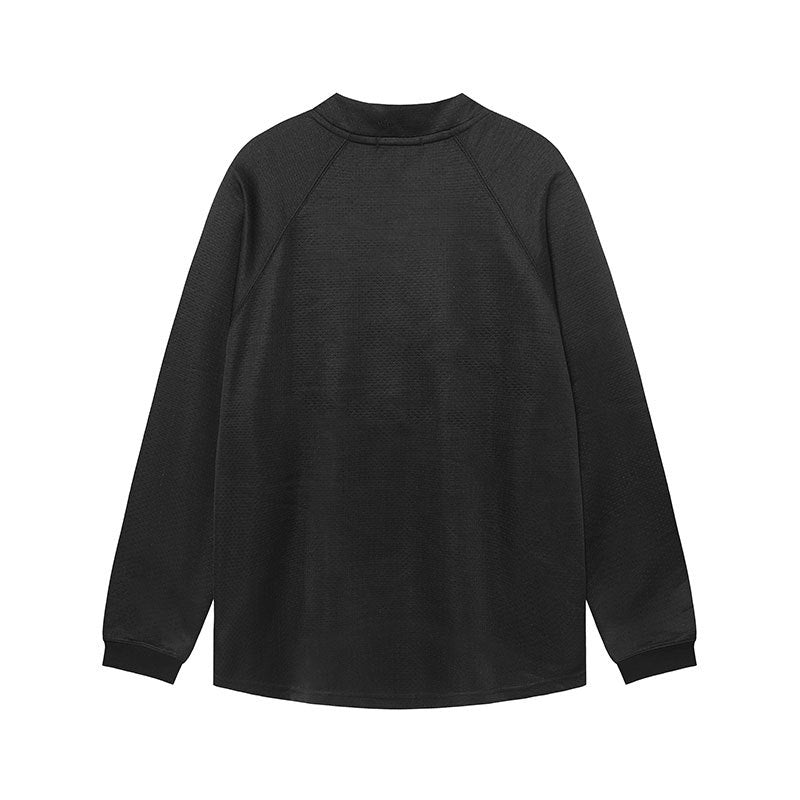Marcas De Streetwear Vintage V-Neck Sports Jersey Wind Long Sleeve T-Shirt