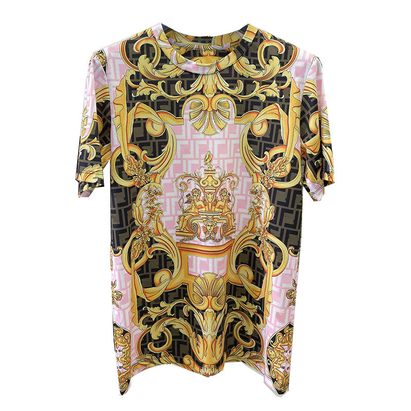 East Coast Shirts Spring/Summer Digital Print Casual Men's Short Sleeve T-Shirt
