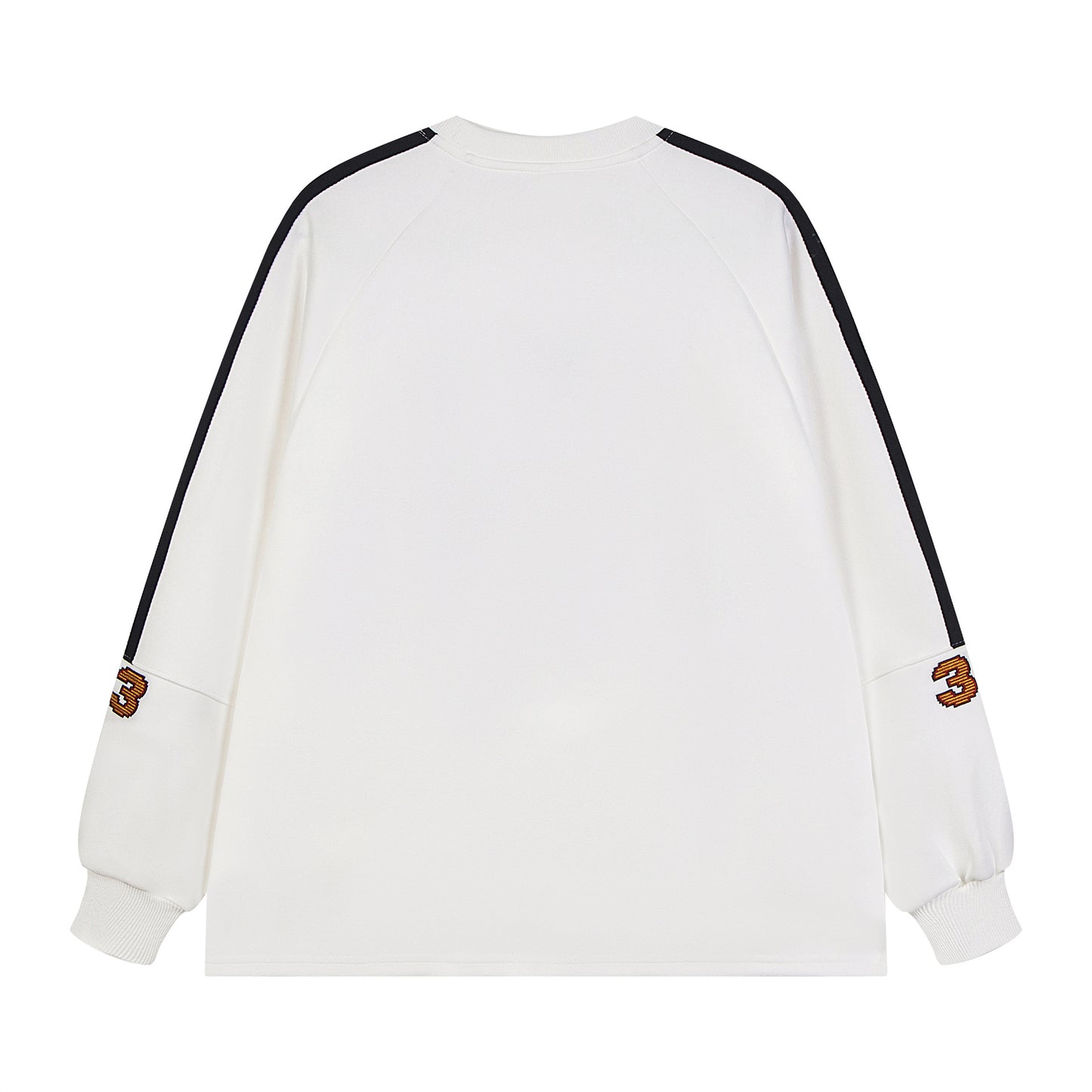 Marcas De Streetwear Embroidered Letter Loose Sweater