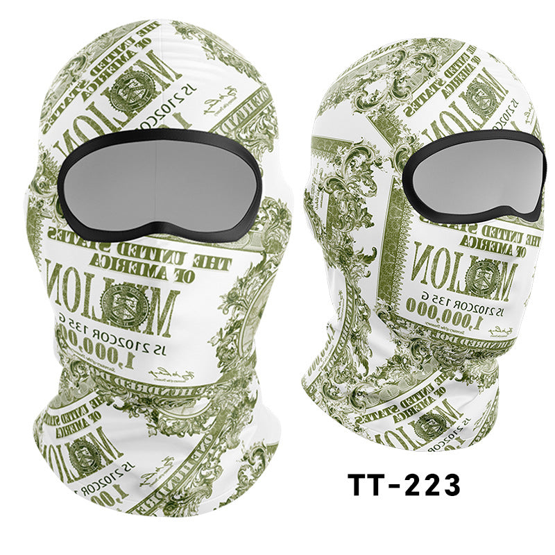 Cycling Windproof Hood Sunscreen Ice Silk Headgear