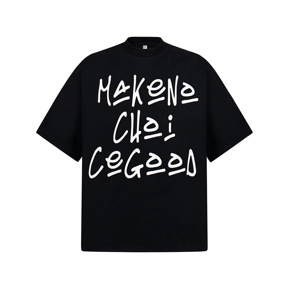 Nostalgia T Shirts Vintage Loose Casual Short Sleeve T-Shirt