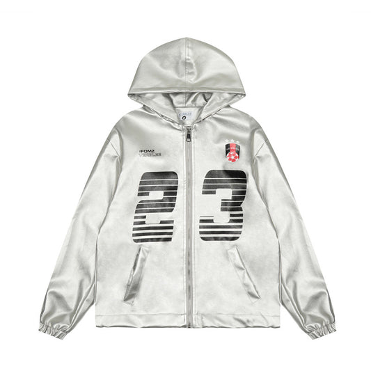 Streetwear Hoodie Hip Hop Loose Hooded Cardigan Jacket