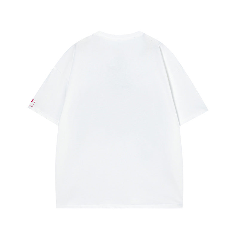 Vintage Tišö Rt Vintage Letter Print Short Sleeve T-Shirt