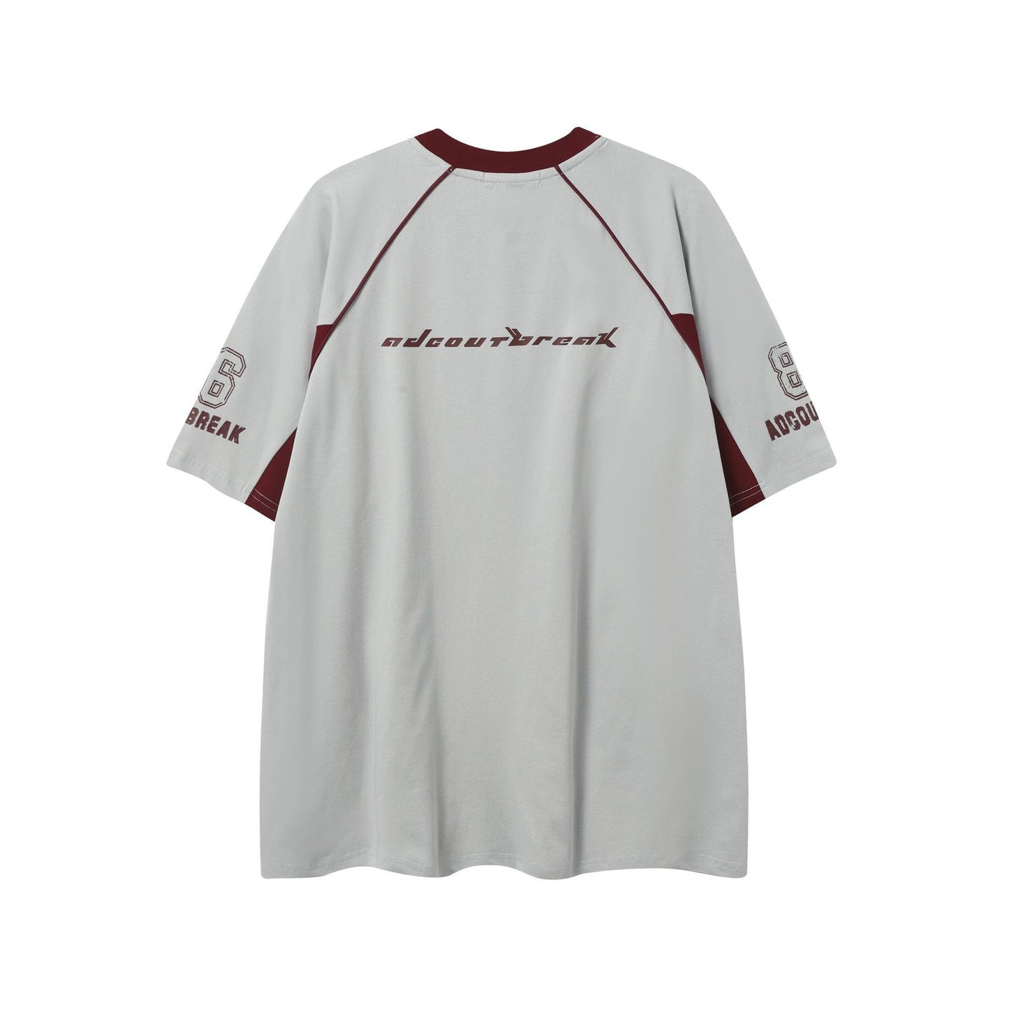 Hip Hop Clothing Summer Short Sleeve Loose Locomotive Racing Suit Sports T-Shirt Loose