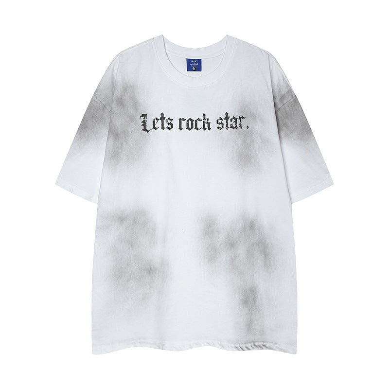 Camisas Retros Vintage Loose Short Sleeve T-Shirt