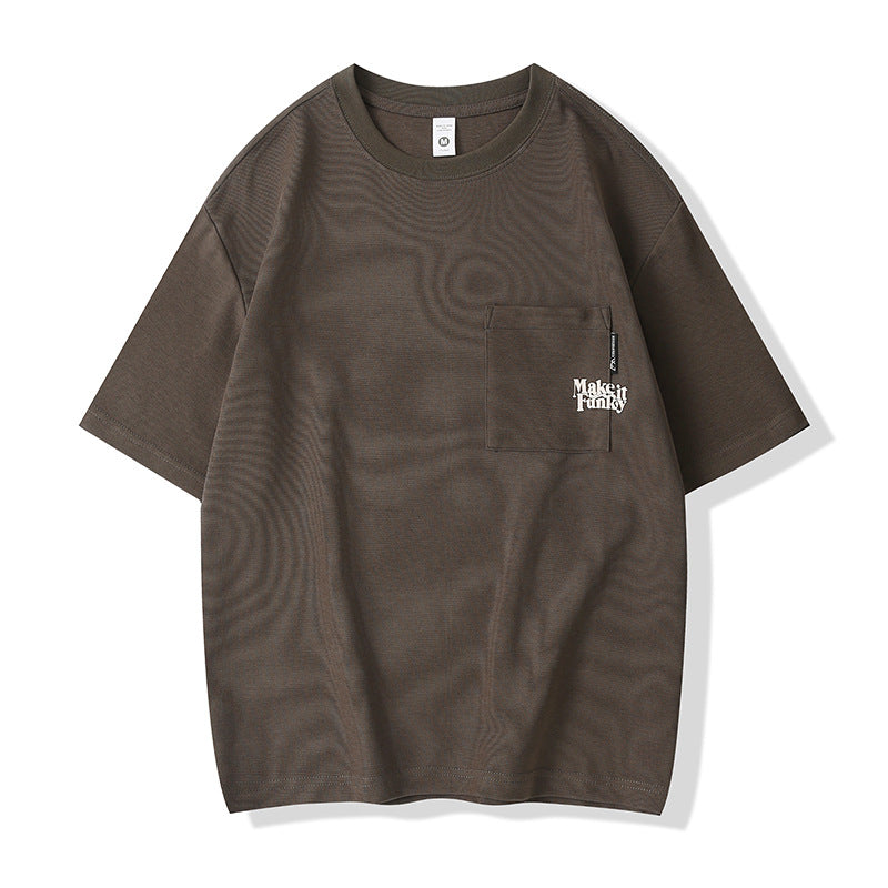 Mens T-shirts Short Sleeves Loose Summer