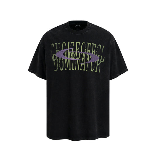Nostalgia T Shirts Washed Vintage Short Sleeve T-Shirts