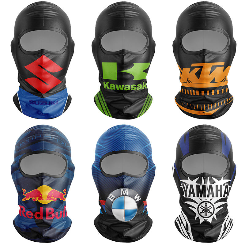 Cycling Windproof Hood Summer Sunscreen Ice Silk Fabric