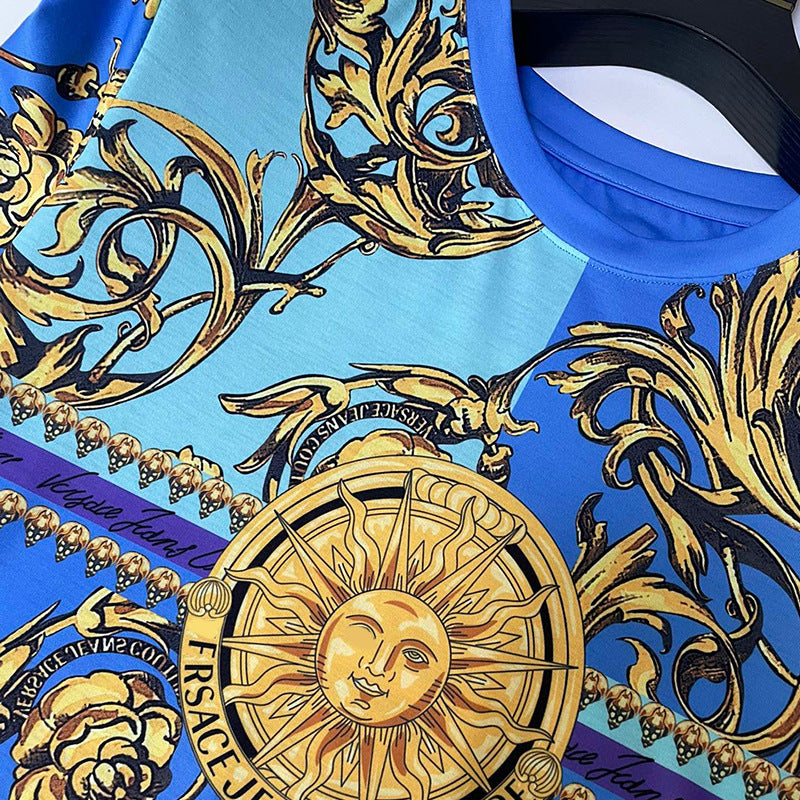 East Coast Shirts Spring/Summer Digital Print Casual Men's Short Sleeve T-Shirt