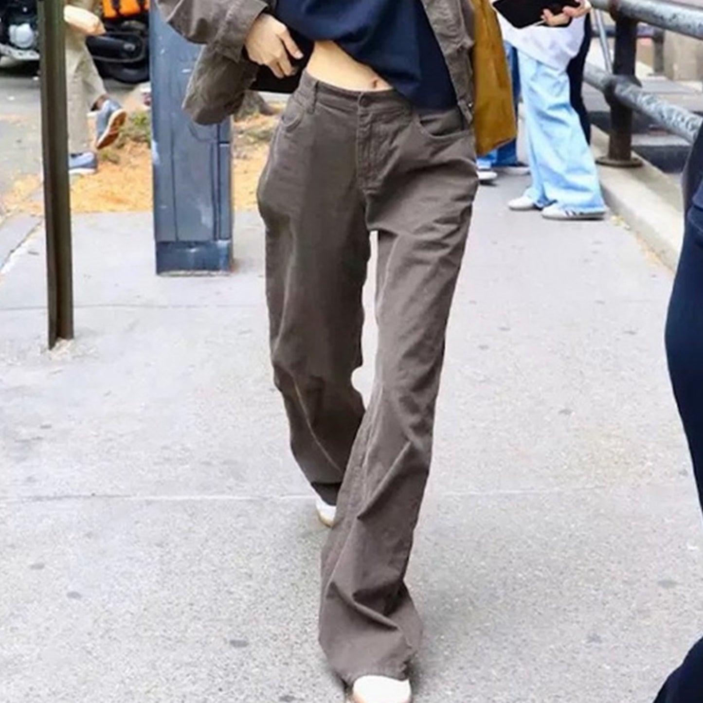 Rock Revival Jeans Corduroy Trousers Straight Casual Pants