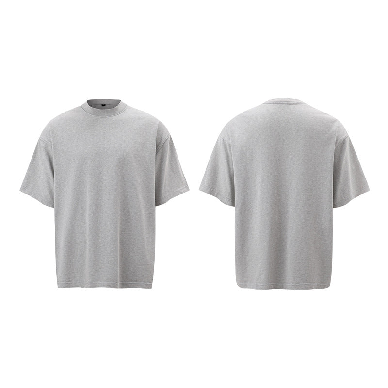 Stone Wash T shirt Old Wash T-shirt Short Sleeve Loose oversize