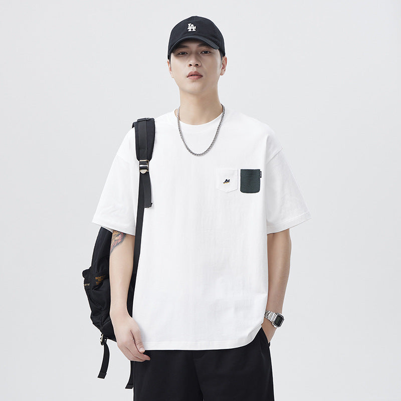 Mens T-shirts Short Sleeves Summer Loose