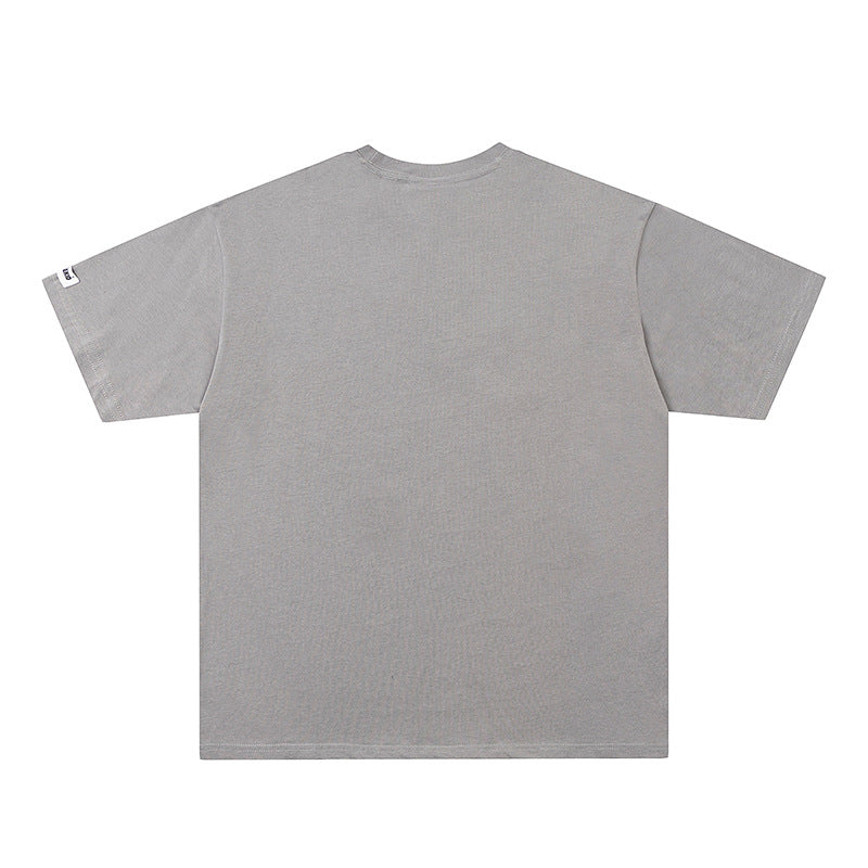 Vintage T Shirts Hip Hop Spider Print Short Sleeve T-Shirt Summer Loose tee