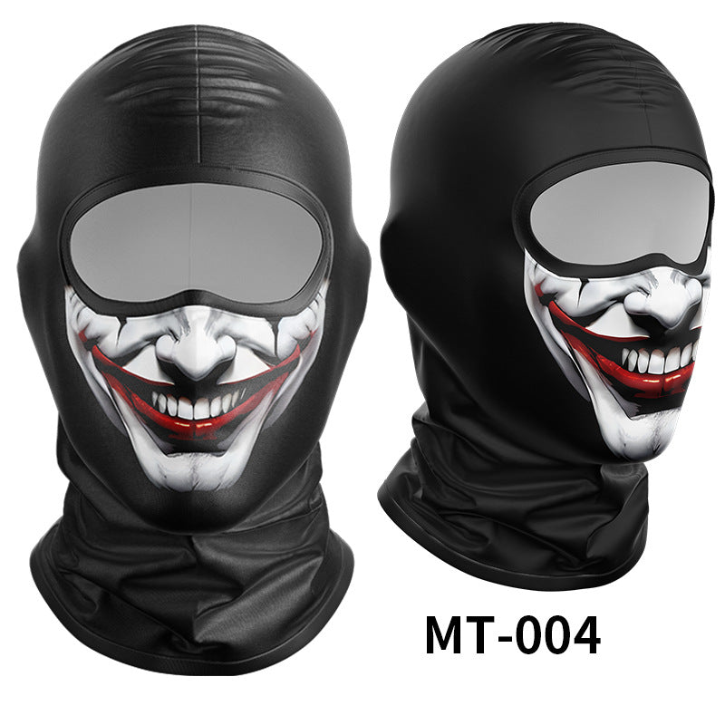 Cycling Windproof Hood Sunscreen Windproof Ice Silk Mask Men's and Women's Full Face