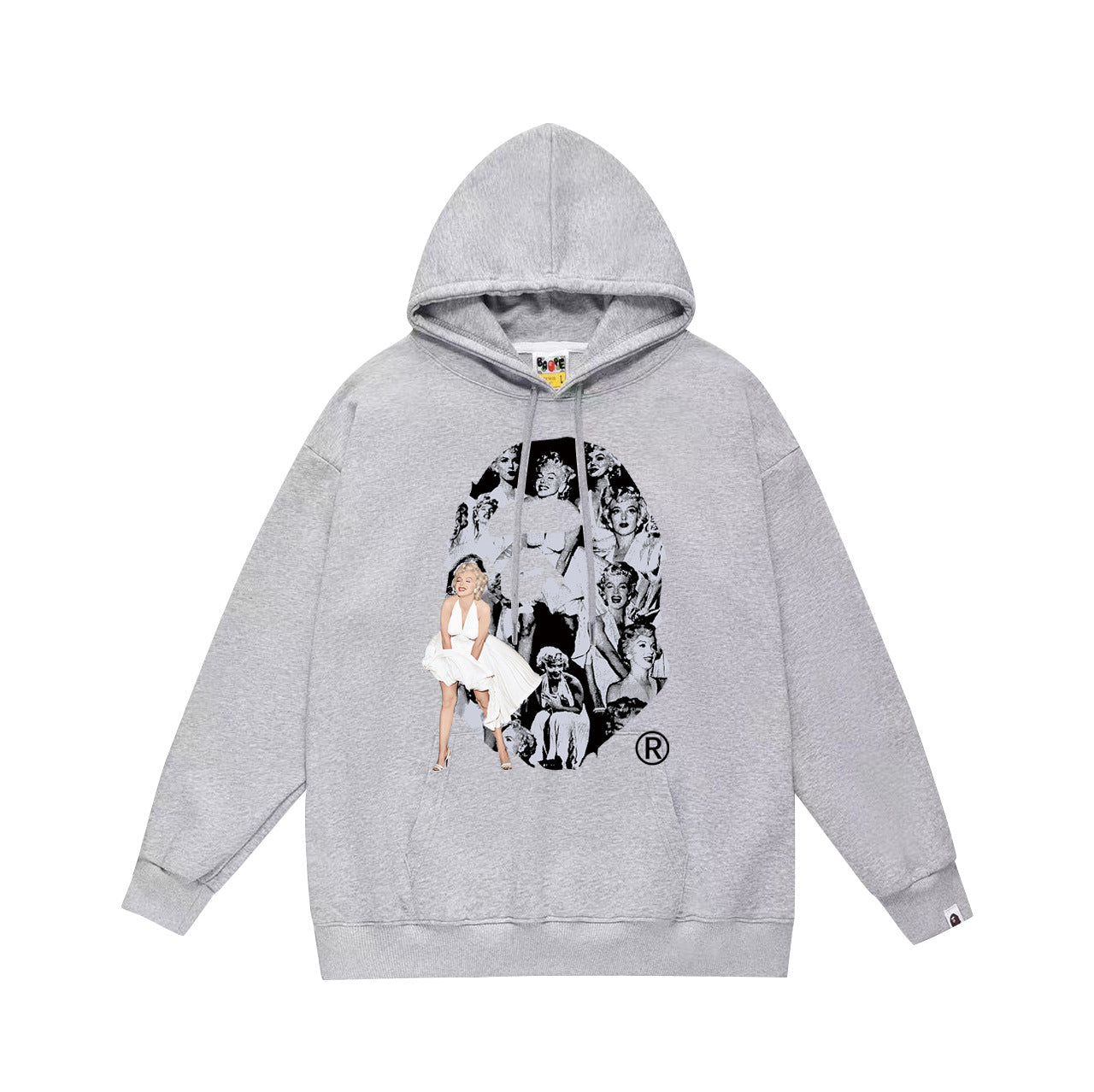 Ape Hoodie Autumn/Winter Letter Print Loose Hoodie Pullover Ape Sweater