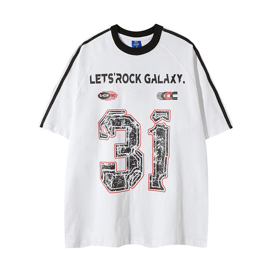 Nyc 1990 Shirt Short Sleeve T-Shirt Summer Loose Top