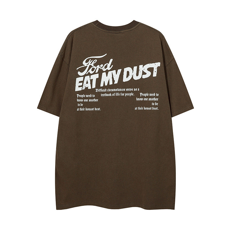 Hip hop shirt cartoon car short sleeve t-shirt
