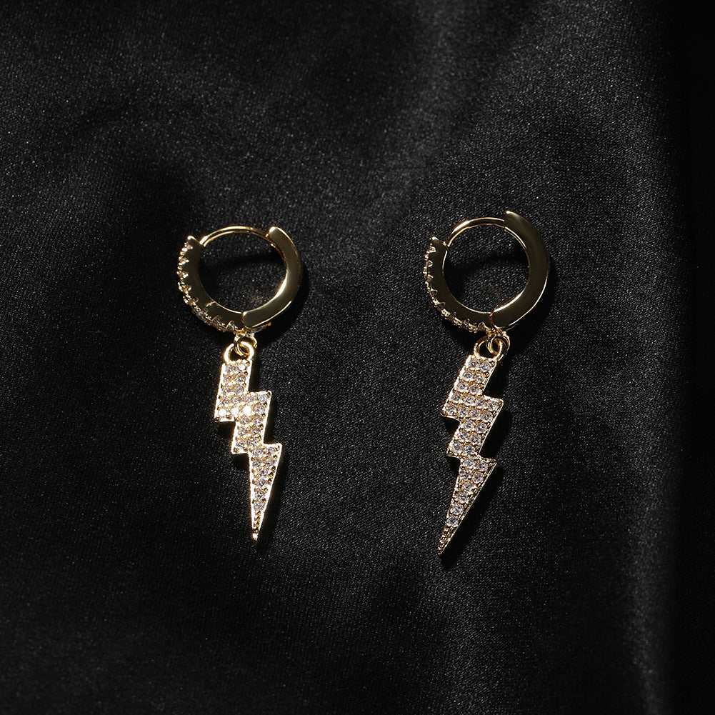Earrings Rhinestone 'Lightning' Earrings lightning Spectrum