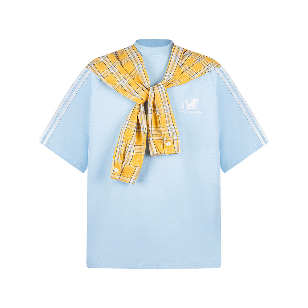 Nostalgia T Shirts Vintage Summer Loose Short Sleeve T-Shirt