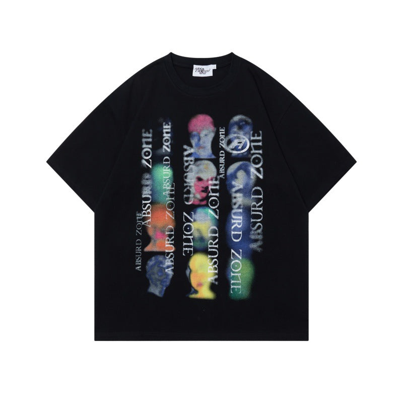 Camisetas streetwear summer vintage avatar print casual loose short sleeve T-Shirt