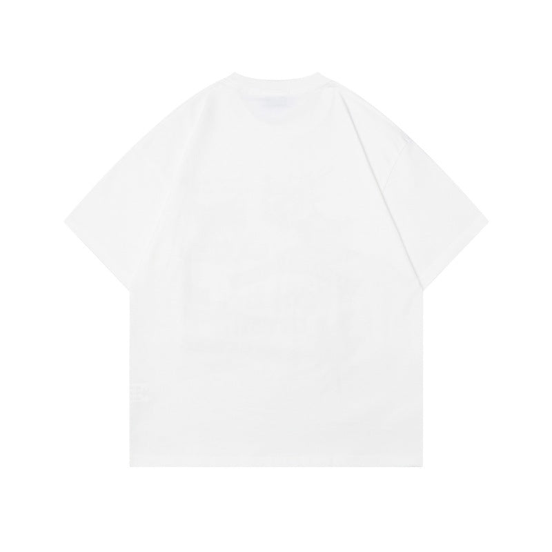 Camisetas streetwear Summer Vintage Puppy Letter Print Casual Short Sleeve T-Shirt