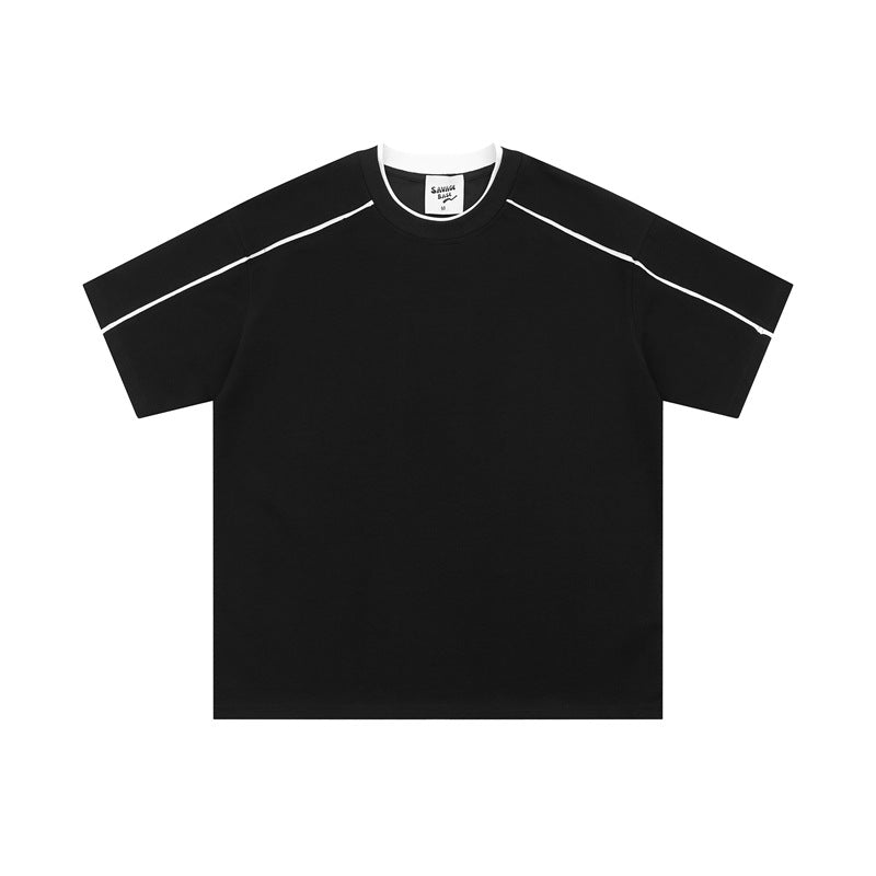Hip Hop Shirts For Boys Vintage Hip Hop Short Sleeve T-Shirt Oversize Top