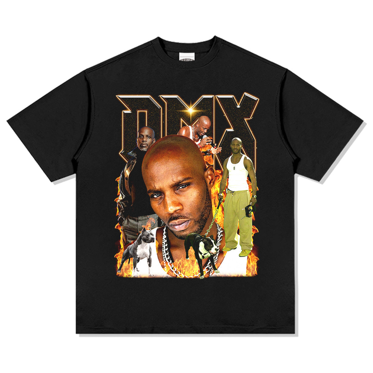 Marcas streetwear usa vintage dmx earl simmons print short sleeve t-shirt