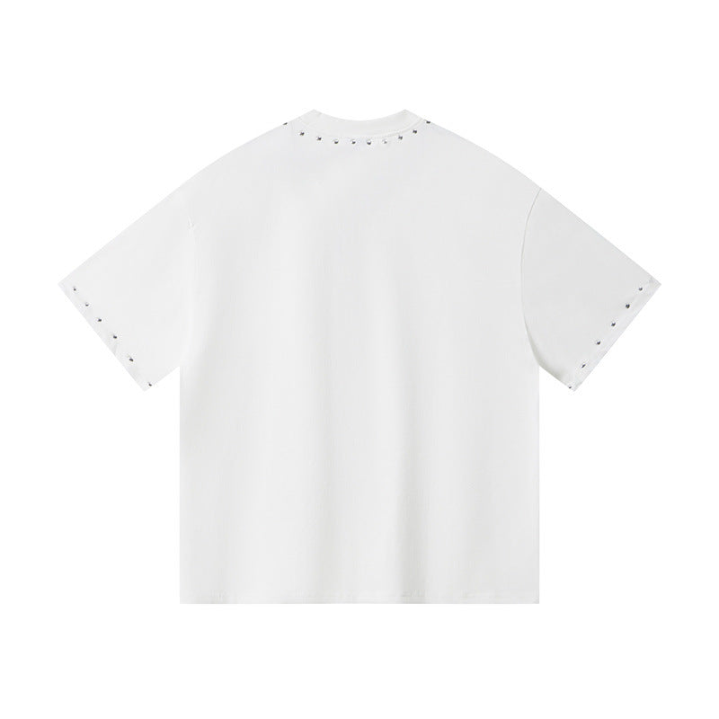US drip outfits Summer Vintage Casual Loose Short Sleeve T-Shirts