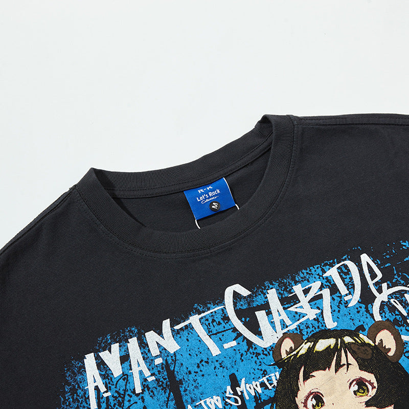 Nyc T Shirt Magic Academy Printed Short Sleeve T-Shirt Summer Top