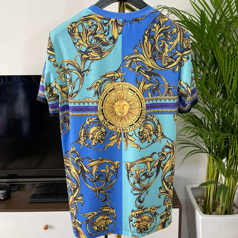 East Coast Shirts Spring/Summer Digital Print Casual Men's Short Sleeve T-Shirt