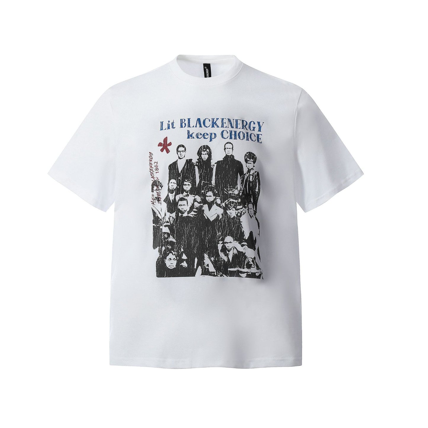 Retro Style Shirt For Men Summer Vintage Character Print Short Sleeve T-Shirt
