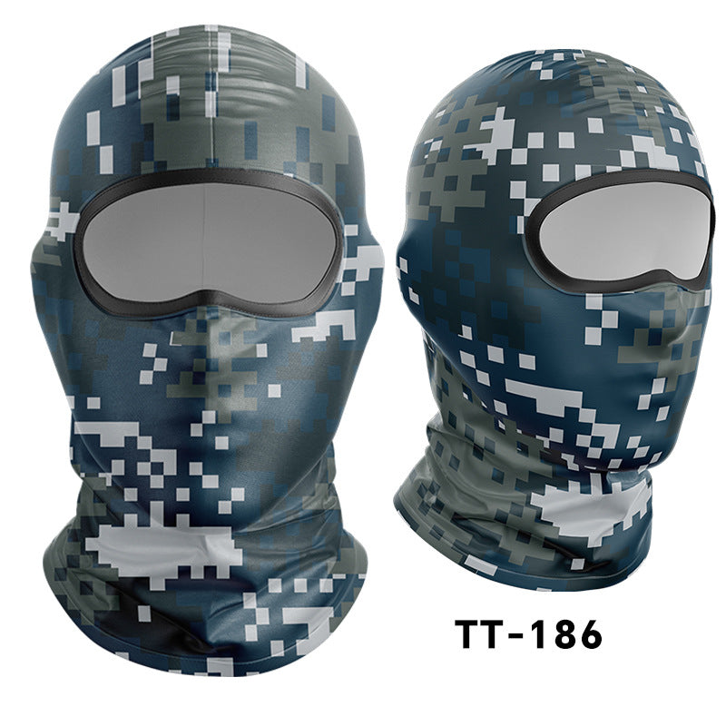 Cycling Windproof Hood Dust and Sun Protection Summer Camouflage Mask